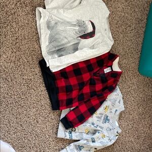 Kids' Graphic and Plaid Sweaters